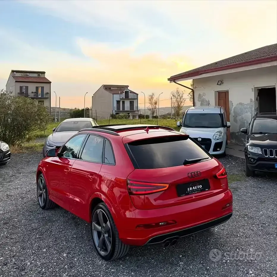 Usata Audi Q3 S-Line 177 CV (130 kW) 2014 Rosso SUV