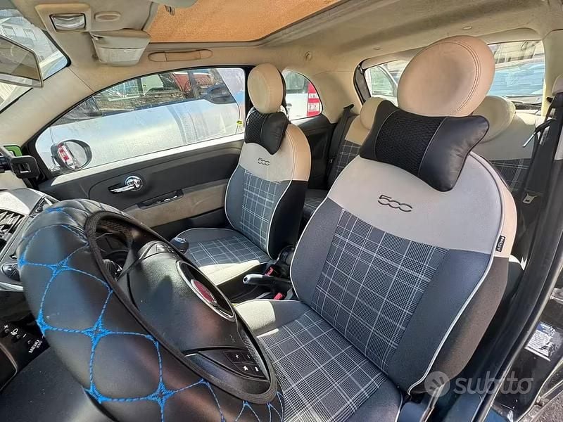 Usata Fiat 500 2008 Nero Utilitaria