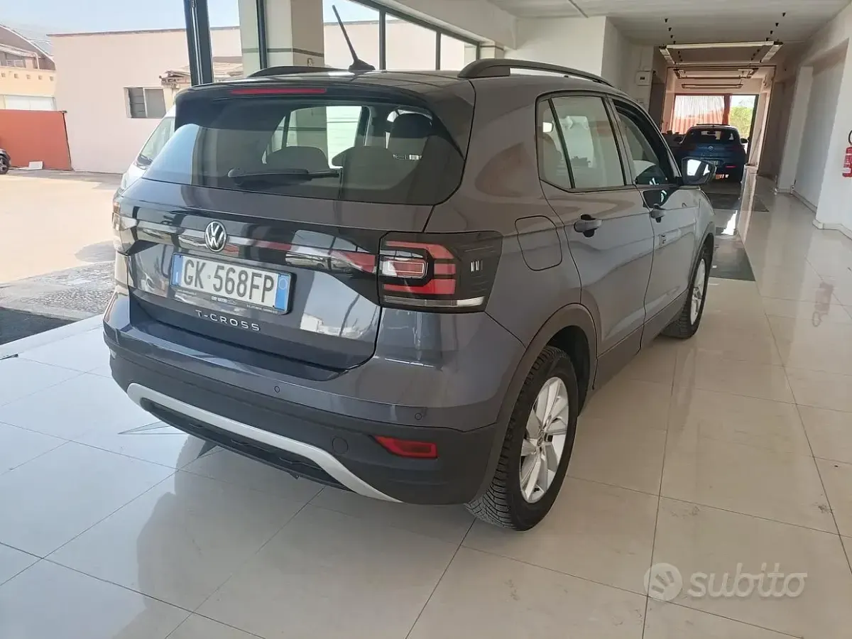 Usata VW T-Cross Advance 95 CV (69 kW) 2022 Grigio SUV