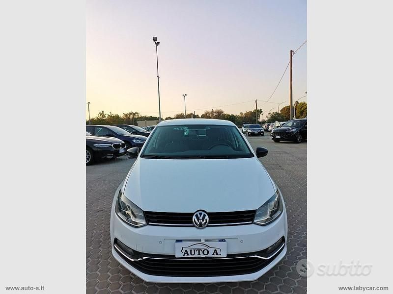 Usata VW Polo 90 CV (66 kW) 2015 Bianco Berlina