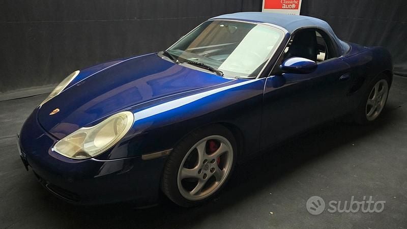 Usata Porsche Boxster 252 CV (185 kW) 2001 Blu Cabrio
