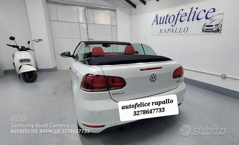 Usado VW Golf 105 CV (77 kW) 2011 Blanco Descapotable