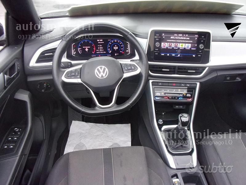 Usata VW T-Roc Cabriolet Style 110 CV (80 kW) 2024 Grigio Cabrio