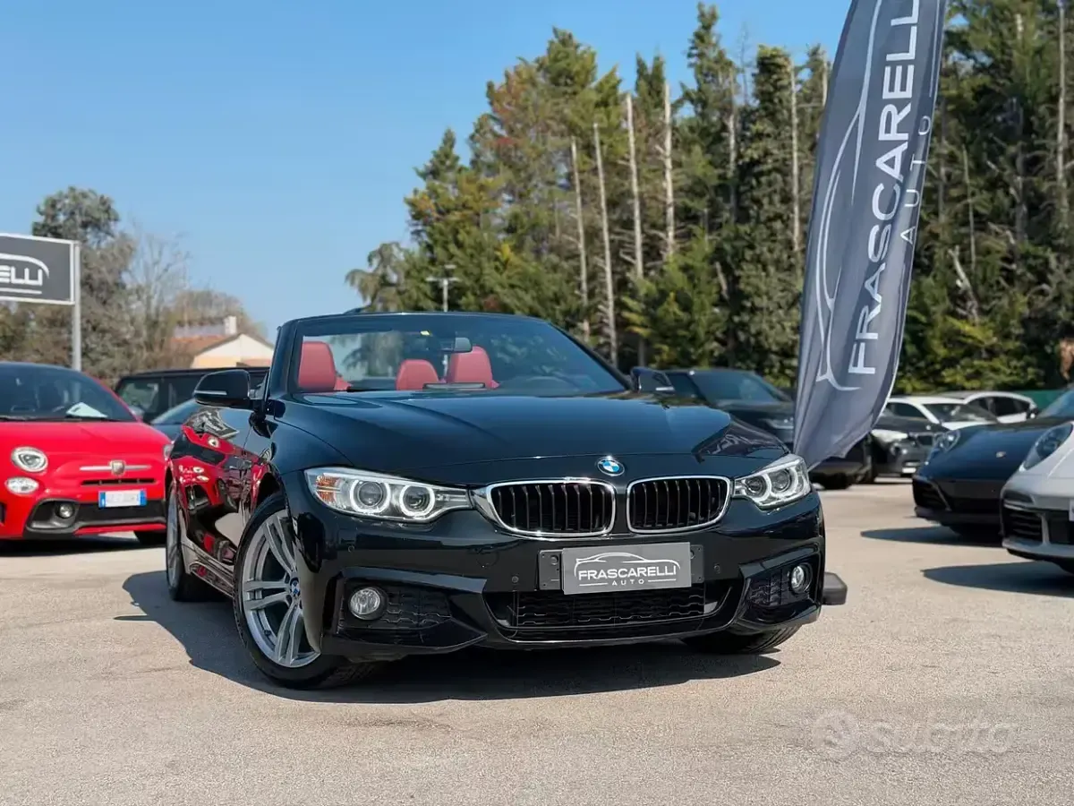 Usata BMW 420 Sport Line 184 CV (135 kW) 2014 Nero metallizzato Cabrio