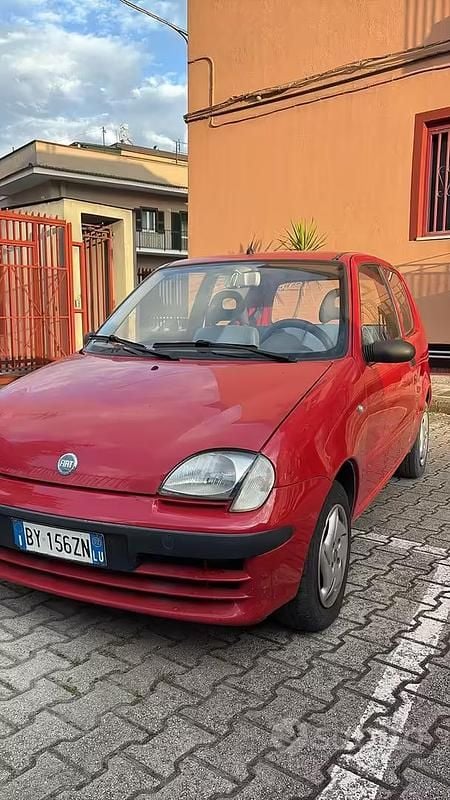 Usata Fiat 600 2002 Rosso Utilitaria