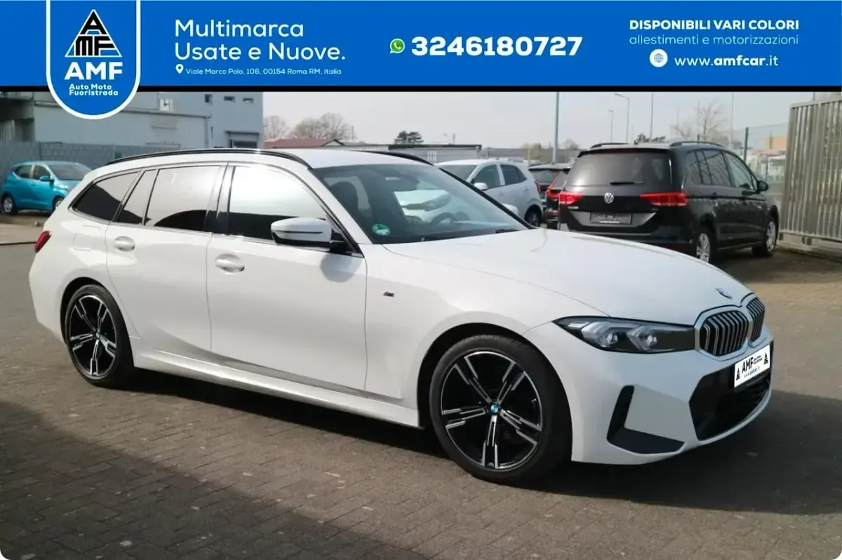 Usata BMW 318 M Sport 150 CV (110 kW) 2023 Bianco Station wagon