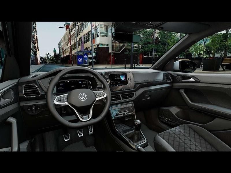 Nuova VW T-Cross R-line Plus 116 CV (85 kW) 2025 Reflex silver metallizzato SUV