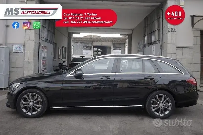 Usata Mercedes C300 231 CV (169 kW) 2016 Nero Station wagon