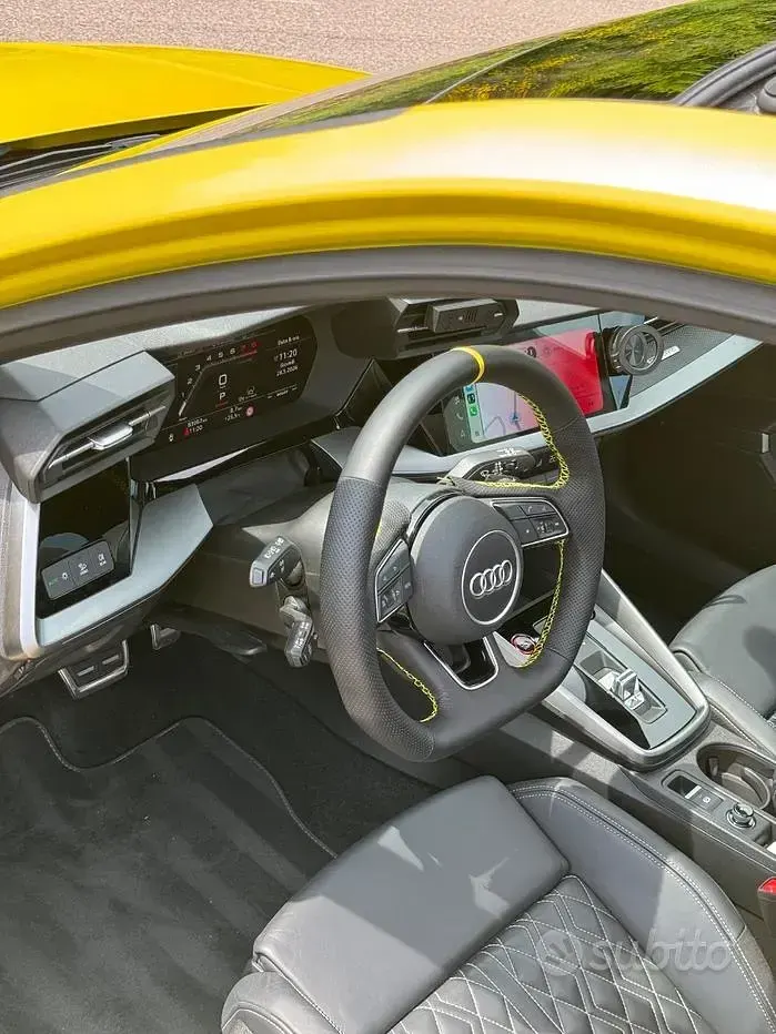 Usata Audi S3 Sport 310 CV (228 kW) 2021 Giallo Berlina