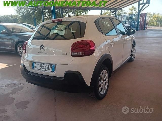 Usata Citroën C3 Feel 82 CV (60 kW) 2021 Bianco Berlina