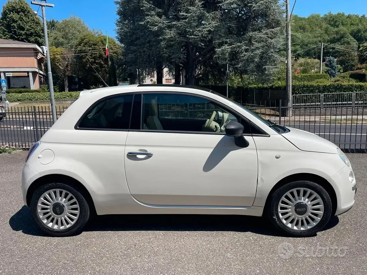 Usata Fiat 500 Lounge 69 CV (50 kW) 2008 Bianco Berlina
