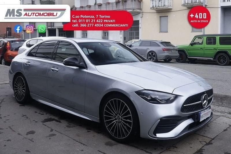 Usata Mercedes C220 Premium 200 CV (147 kW) 2021 Argento Berlina