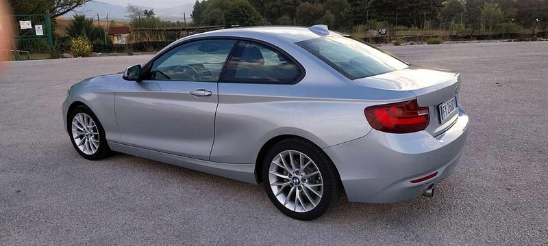 Usata BMW 218 Advantage 150 CV (110 kW) 2016 Argento Coupé