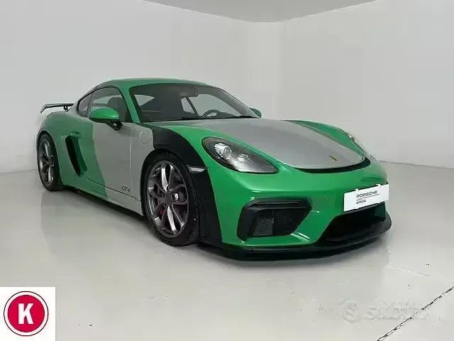 Usata Porsche 718 Cayman GT4 420 CV (308 kW) 2023 Verde Coupé