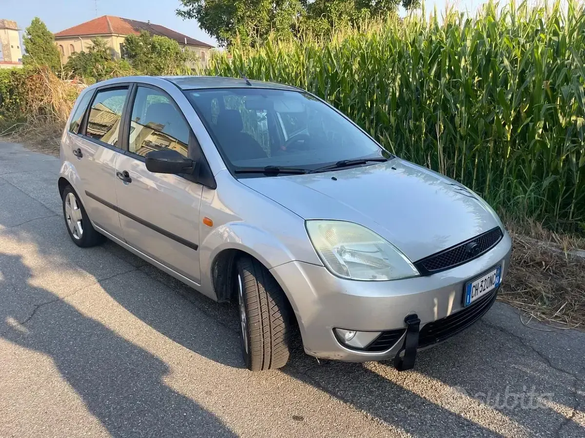Usata Ford Fiesta Ambiente 75 CV (55 kW) 2004 Grigio Utilitaria