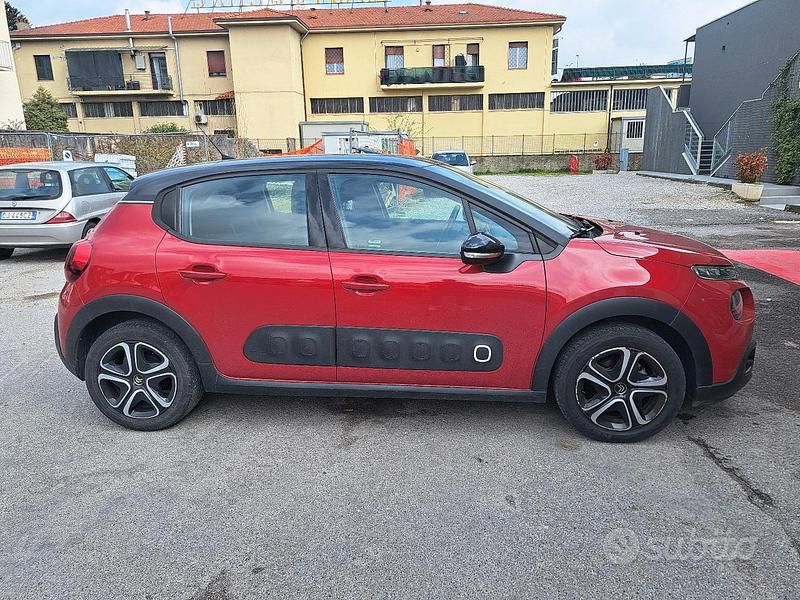 Usata Citroën C3 82 CV (60 kW) 2018 Rosso Utilitaria