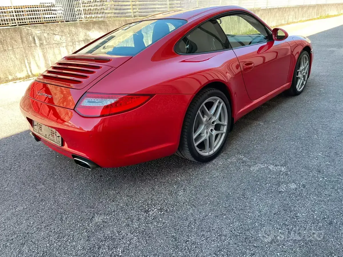 Usata Porsche 997 345 CV (253 kW) 2009 Rosso Coupé