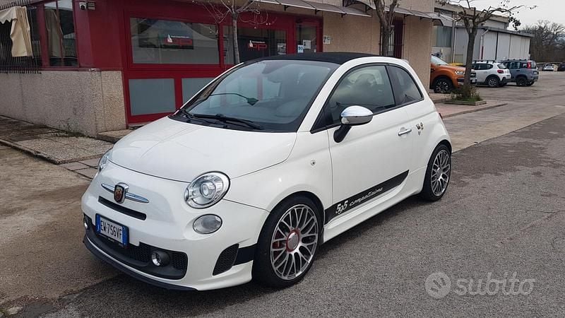 Usata Abarth 595C Competizione 160 CV (117 kW) 2014 Bianco Cabrio