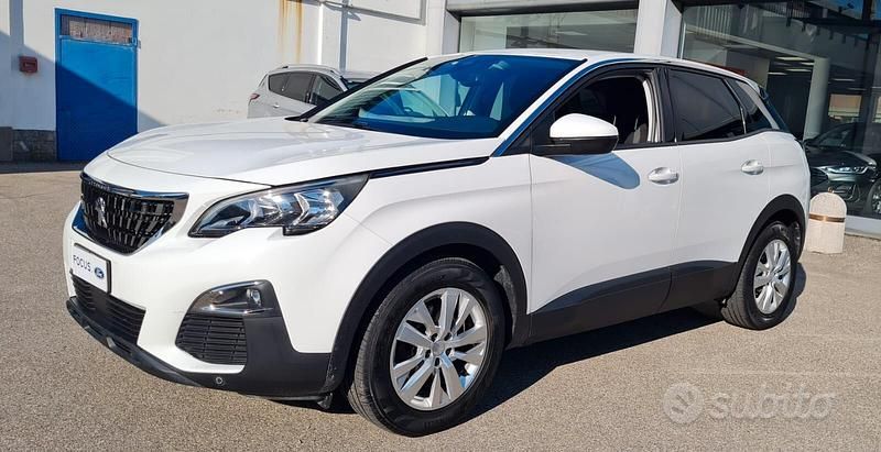 Usata Peugeot 3008 Active 2018 Bianco SUV