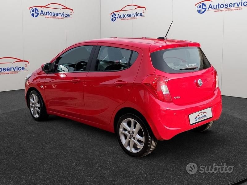 Usata Opel Karl Cosmo 75 CV (55 kW) 2016 Rosso Utilitaria