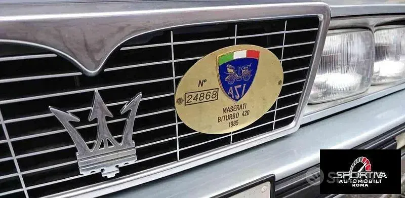 Usata Maserati Biturbo 203 CV (149 kW) 1985 Argento Berlina