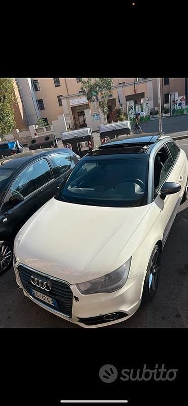 Usata Audi A1 86 CV (63 kW) 2011 Bianco Utilitaria