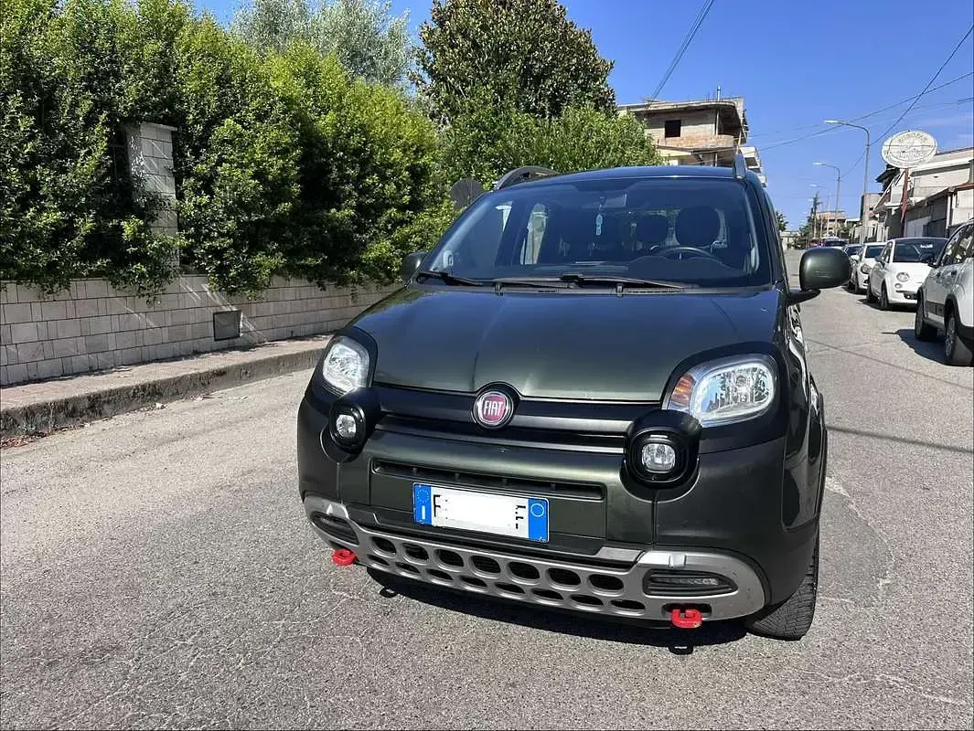Usata Fiat Panda Cross Cross 95 CV (69 kW) 2016 Verde Utilitaria