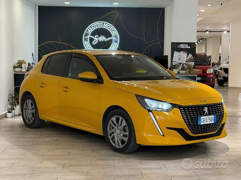 Usata Peugeot 208 Allure 101 CV (74 kW) 2020 Giallo Utilitaria