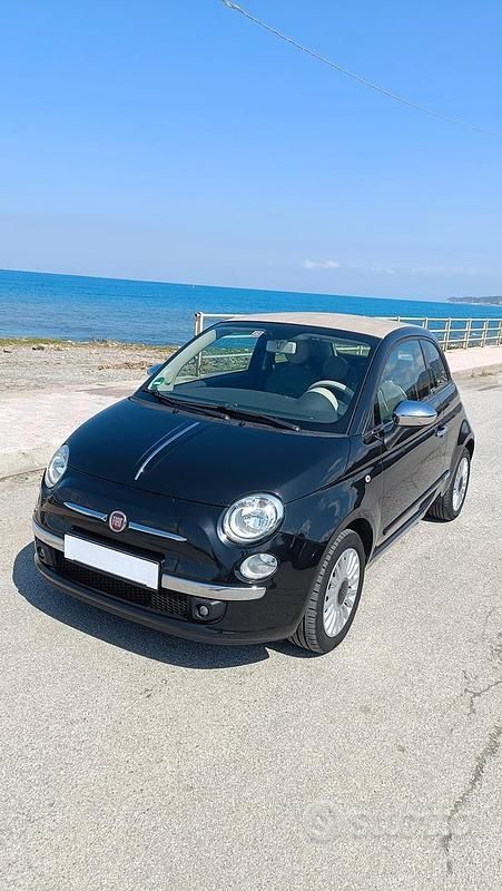 Usata Fiat 500 69 CV (50 kW) 2013 Nero Cabrio
