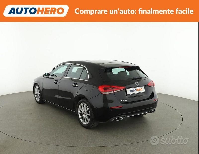 Usata Mercedes A180 Progressive 136 CV (100 kW) 2019 Nero Berlina