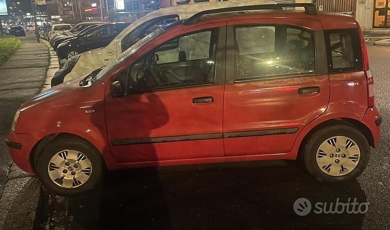 Usata Fiat Panda 2004 Rosso Utilitaria