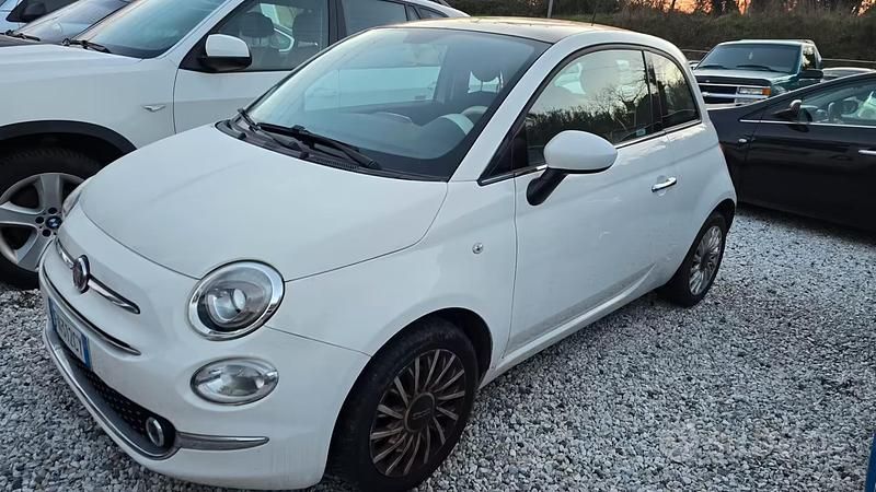 Usata Fiat 500 Lounge 69 CV (50 kW) 2017 Bianco Utilitaria