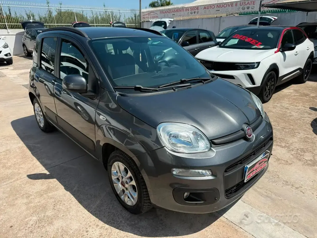 Usata Fiat Panda Lounge 69 CV (50 kW) 2017 Grigio Utilitaria