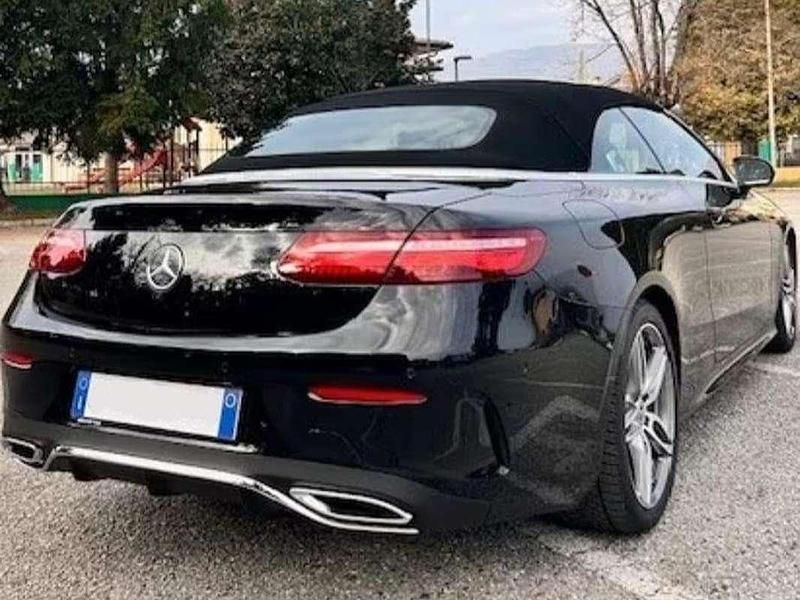 Usata Mercedes E220 Premium 194 CV (142 kW) 2018 Nero Cabrio