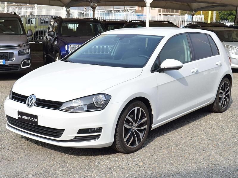 Usata VW Golf VII Highline 105 CV (77 kW) 2015 Bianco Berlina