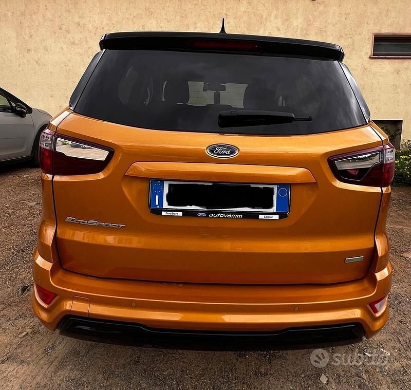 Usata Ford Ecosport ST-Line 100 CV (73 kW) 2019 Giallo SUV