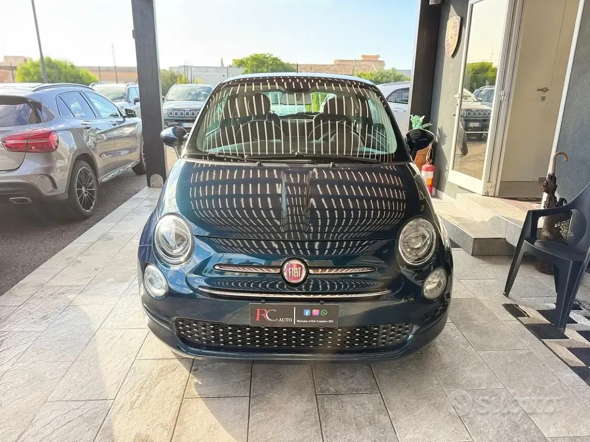 Usata Fiat 500 Lounge 69 CV (50 kW) 2018 Bluazzurro Berlina