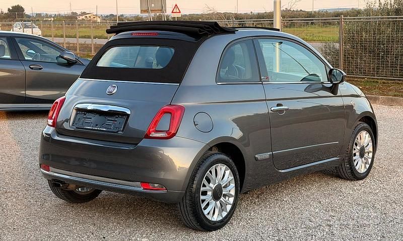 Usata Fiat 500C Lounge 69 CV (50 kW) 2019 Grigio Cabrio