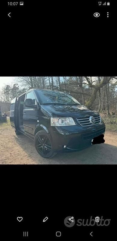 Usata VW T5 174 CV (127 kW) 2006 Nero Furgone