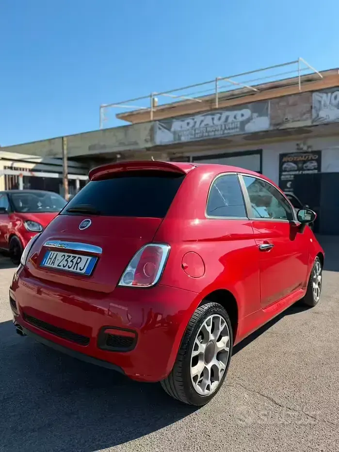 Usata Fiat 500 Sport 69 CV (50 kW) 2014 Rosso Berlina
