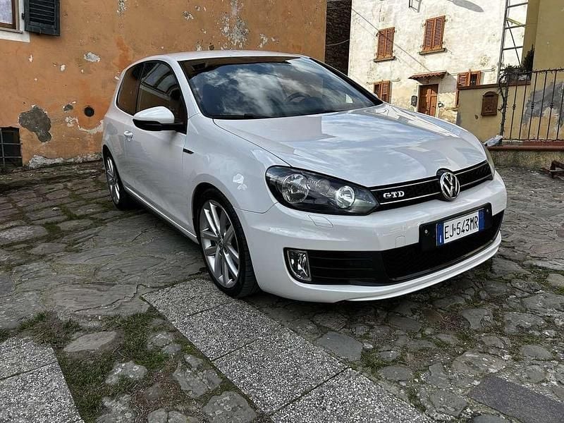 Usata VW Golf VI GTD 170 CV (125 kW) 2011 Bianco Utilitaria