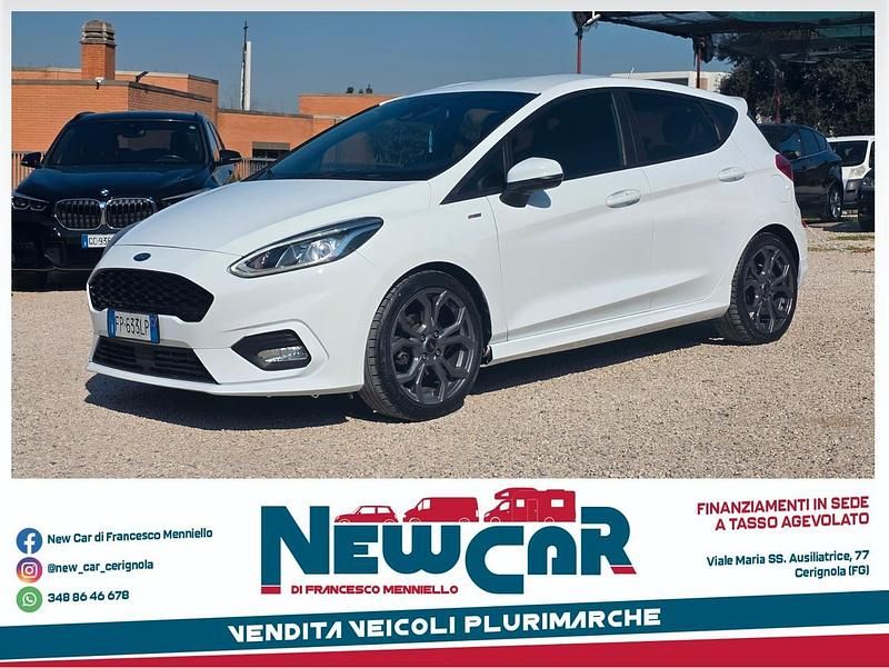 Usata Ford Fiesta ST-Line 85 CV (62 kW) 2019 Bianco Utilitaria