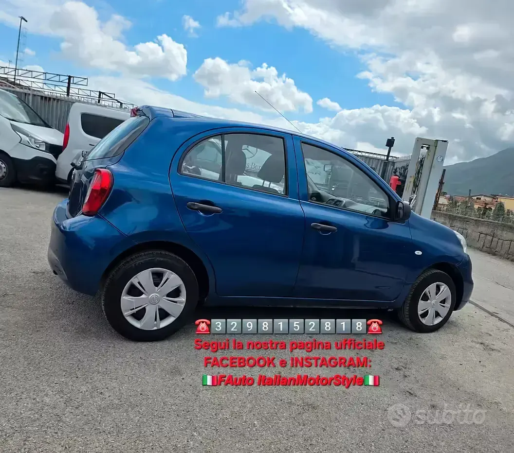 Usado Nissan Micra Acenta 80 HP (58 kW) 2014 Azul Citadino