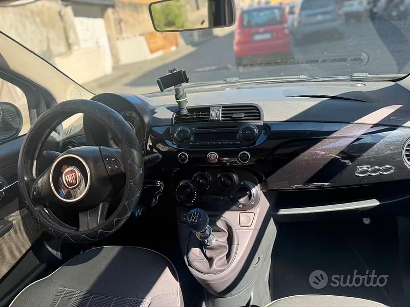 Usata Fiat 500 2008 Nero Utilitaria
