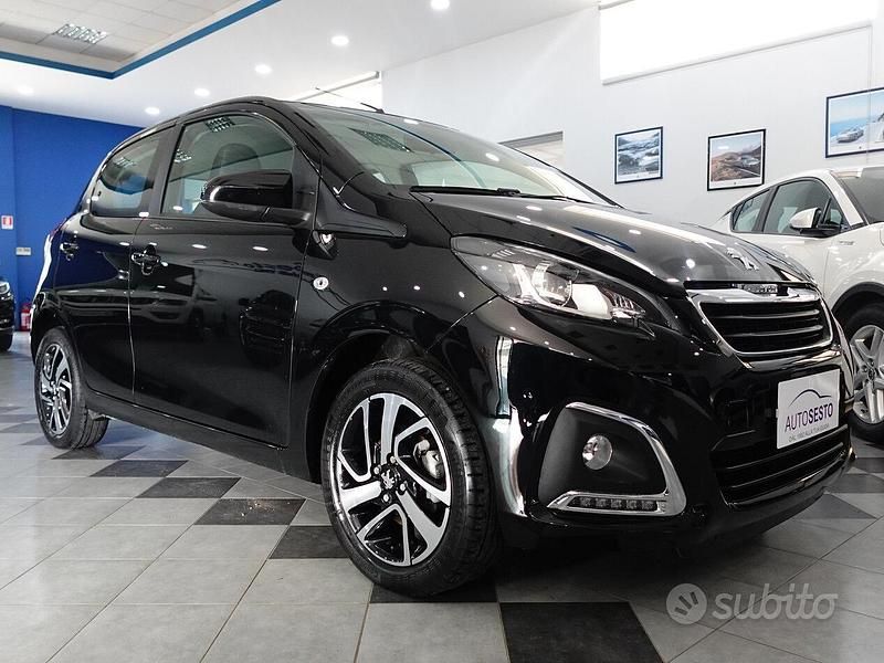 Usata Peugeot 108 Allure 72 CV (52 kW) 2021 Nero Utilitaria