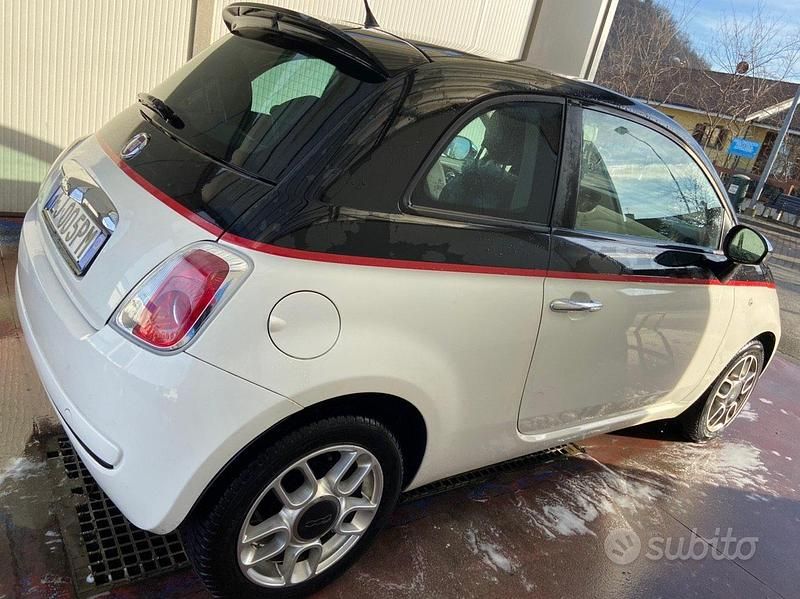 Usata Fiat 500 95 CV (69 kW) 2011 Bianco Utilitaria