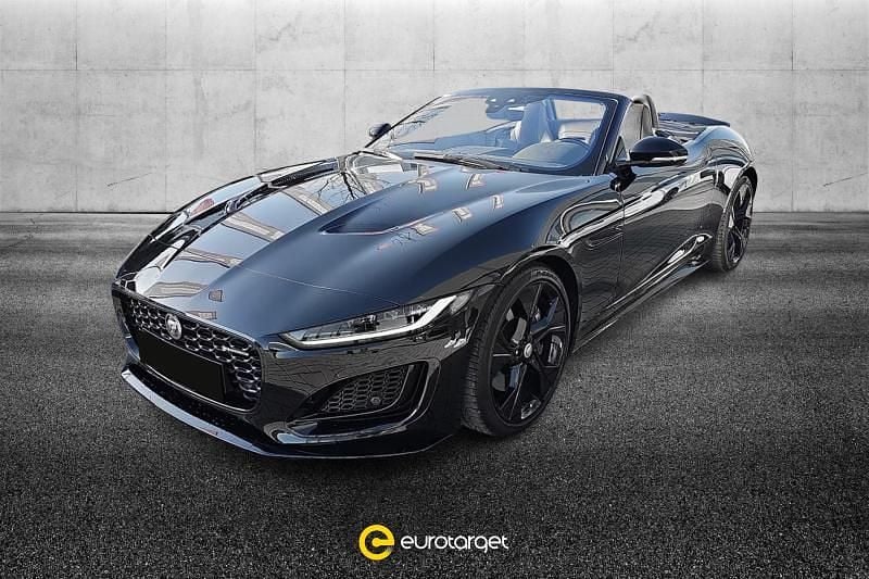 Usata Jaguar F-Type R-Dynamic 300 CV (220 kW) 2021 Nero metallizzato Cabrio