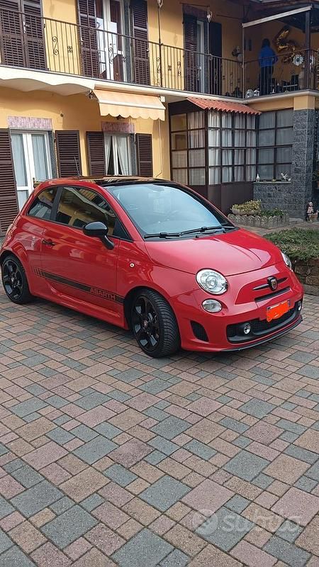 Usata Abarth 595 140 CV (102 kW) 2015 Rosso Berlina