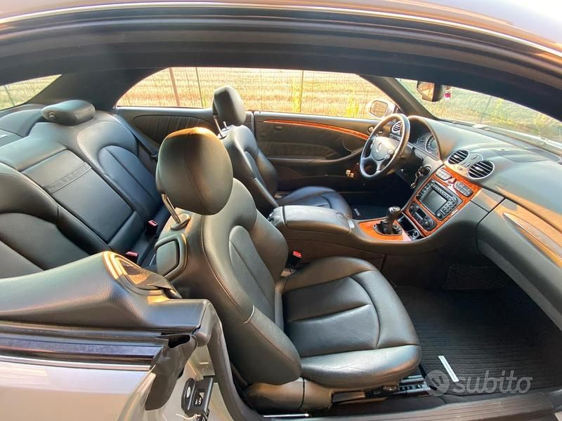 Usata Mercedes CLK240 Elegance 170 CV (125 kW) 2002 Grigio Coupé