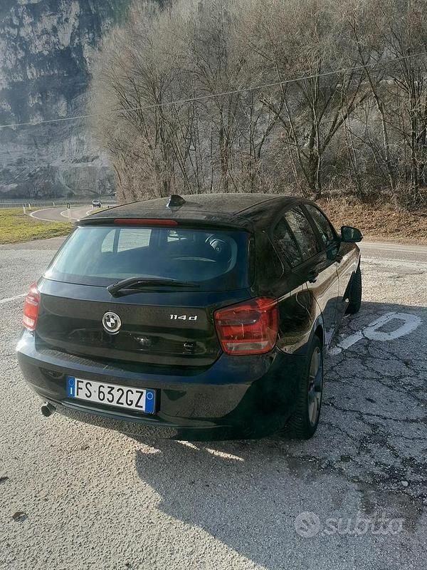 Usata BMW 114 95 CV (69 kW) 2013 Nero Utilitaria